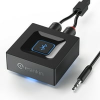 Надграден Esinkin Bluetooth Аудио Приемник За Компјутер Mac Паметен Телефон ТАБЛЕТ AV Приемник, со Вклучен исклучен Прекинувач