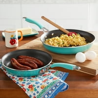 Pioneer Woman Frontier Specle Teal Aluminum & Non-Stick Fry Pan, парче