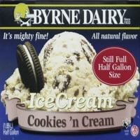 Byrne млечни колачиња n крем сладолед половина галон