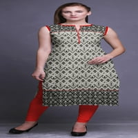 Бимба Печатени Фустани Со Директно Туника Без Ракави За Жени Летна Облека Медиум