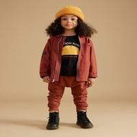 Органски дете на Малата starвезда и детски момчиња Mi & Match Outfit Set, сет од 4 парчиња, големини 12м-10