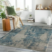 Уметнички ткајачи модерна апстрактна област килим, 5,25 '7'