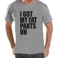 Прилагодена забава Продавница за мажи ги добив масните панталони на маицата на Денот на благодарноста сива