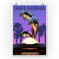 Санта Барбара, Калифорнија-Делфин Скулптура - Фенер Прес Уметнички Дела