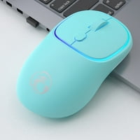 Безжичен Глушец Канцелариски Материјали Безжичен Глушец Со Блескави Светла 2.4 G Бесшумно Глувче СО USB Приемник Преносни Компјутерски