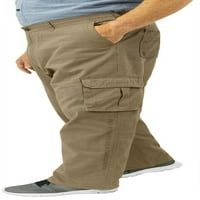 Големи и Високи Машки Обични Раширени Товарни Панталони Големини до 60