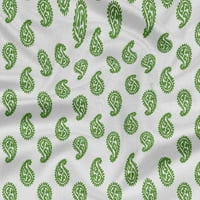 онеон Вискоза Светло Зелена Ткаенина Блок Материјал За Шиење Печатење Ткаенина Покрај Дворот Широк